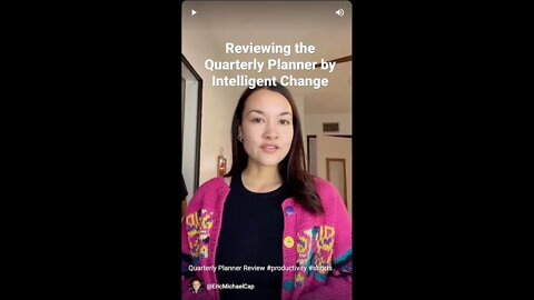 Quarterly Planner Review #productivity #shorts