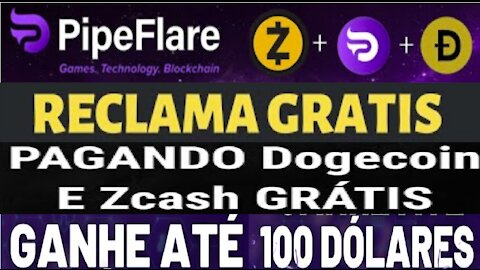 【Faucet PileFlare Legítimo】Ganhar Doge, ZEC e Token FLR grátis | Corra vai ser lançado | #RendaExtra