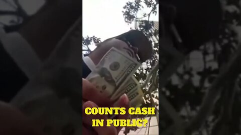 Frauditor SidewalkBoy Flashes $20K in Public? #shorts