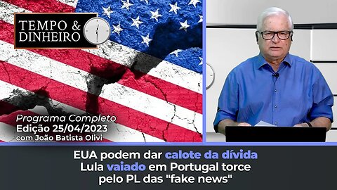 EUA podem dar calote da dívida e commodities caem, Lula vaiado em Portugal