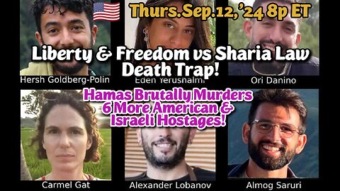 ON DEMAND! From- Sep.12,'24: Liberty vs Sharia- the death trap! See how Islamic Genocide has shredded Europe, South Asia and the Middle East & how Islam merged with the Nazi SS under Hitler who fled to Patagonia, fooling everyone, not dead.