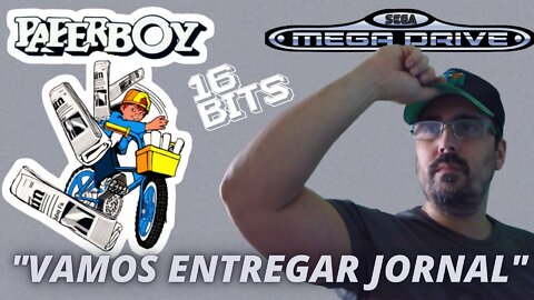 PAPERBOY (MEGA DRIVE) GAMEPLAY - Clássico game de entregador de jornais