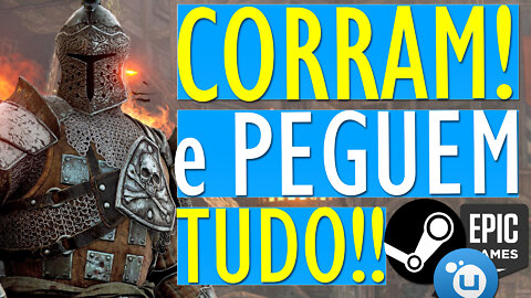 TUDO O QUE ESTÁ de GRAÇA AGORA no PC! JOGOS GRÁTIS PARA RESGATE de GRAÇA e JOGOS BARATOS na STEAM!!