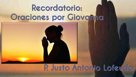 Recordatorio: oración por Giovanna