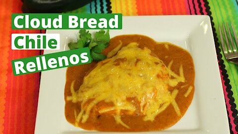 Healthy Cloud Bread Chile Rellenos | Easy & Delicious