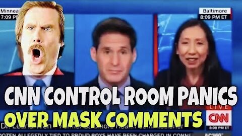 CNN Control Rm Panics: Oops, CNN guest AGAIN says Masks are useless 😱