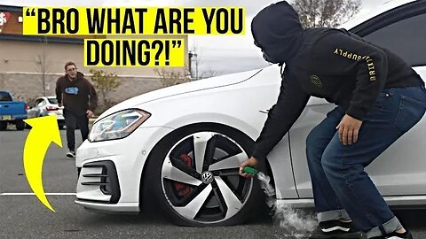 SLASHING Peoples Tires Then Giving Them NEW Wheels!!