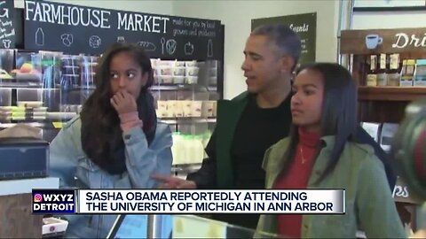 Report: Sasha Obama attending University of Michigan this fall