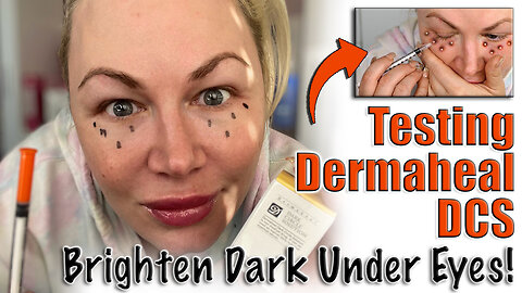 Testing Dermaheal DCS (Dark Circle Solution) to Brighten Under Eyes, AceCosm | Code Jessica10