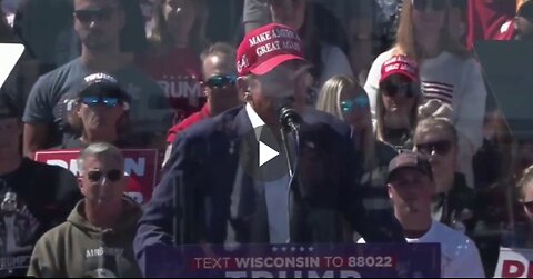 Speaking in Wisconsin yesterday, President Trump spoke about how he will protect Free Speech.