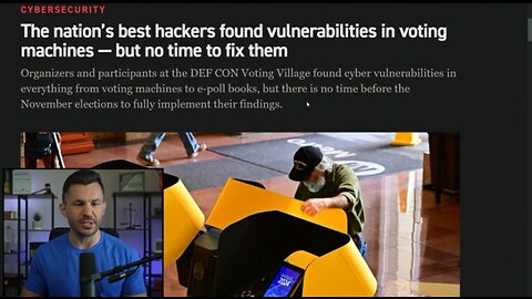 Top Hackers Find Voting Machine FLAWS But CAN'T FIX Them BEFORE ELECTION