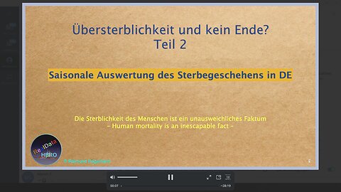 " ÜBERSTERBLICHKEIT UND KEIN ENDE !!! - TEIL 2 " - Raimund Hagemann