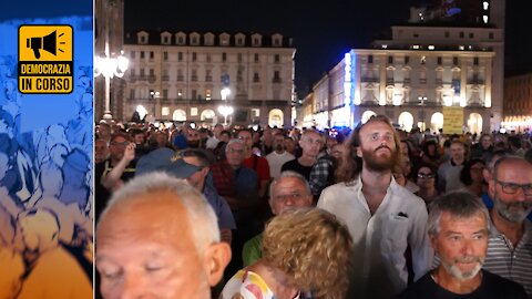 TORINO DICE “NO” ALLA PAURA E AL GREEN PASS - #nopauraday Torino