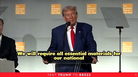 BREAKING: 🇺🇸✍️ Trump to Mandate All Essential Materials Be Made in America Only