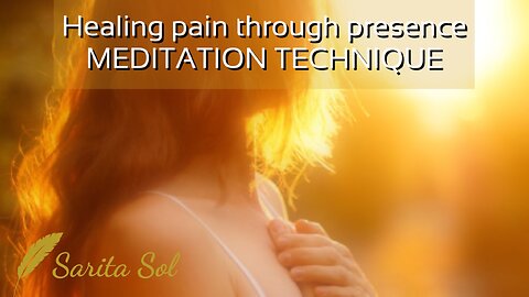 Heal physical pain . Guided meditation technique. This is powerful!