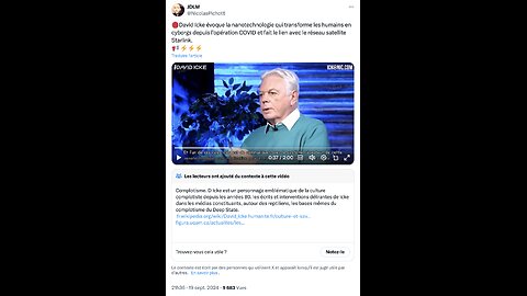 David ICKE évoque la nanotechnologie et sa prolifération dans l'atmosphère terrestre