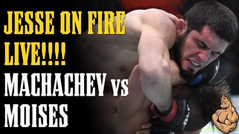 JESSE ON FIRE LIVE!! Machachev vs Moises!!!