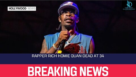 Rapper Rich Homie Quan Dead at 34 #hollywoodnews #news @HollywoodLife @TheHollywoodFix