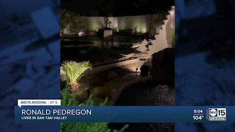 Wall in San Tan Valley collapses during weekend storms