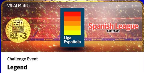 PES Spanish League Event in eFootball 2nd matchपीईएस | ईफुटबॉल के दूसरे मैच में स्पेनिश लीग इवेंट