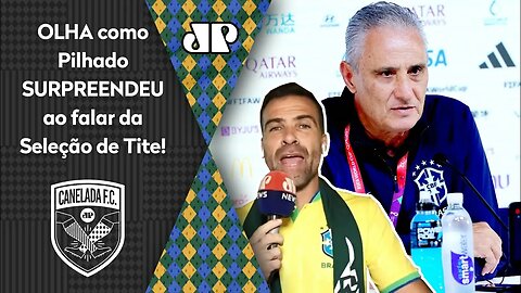 "Eu JÁ CRITIQUEI MUITO o Tite, mas SOU SUJEITO HOMEM para..." Pilhado SURPREENDE ao FALAR da Seleção