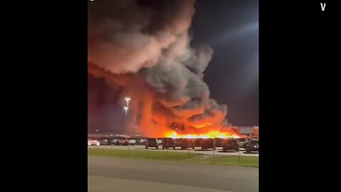 GO AHEAD BUY AN EV - UP YOUR HOME INSURANCE FIRST - MASSIVE FIRE AT EV PLANT