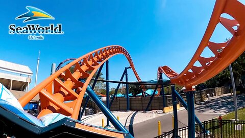 [POV] Ice Breaker Coaster Max Mod Horizon Lock - SeaWorld Orlando