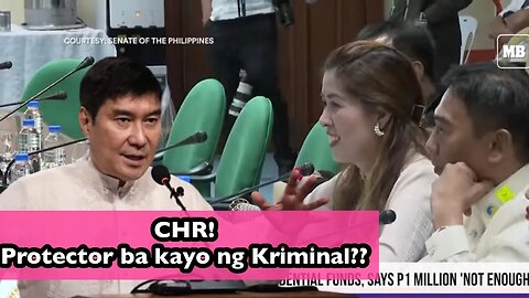 Sen. Raffy Tulfo Galit na Pinagsabihan ang Commission on Human Rights | CHR Pabor daw sa Kriminal!!