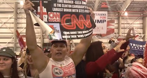 Fahrenheit 11/9" outtake of Cesar Sayoc at 'Trump 2020' Rally in February 2017