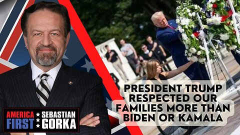 President Trump respected our families more than Biden or Kamala. Christy Shamblin with Dr. Gorka