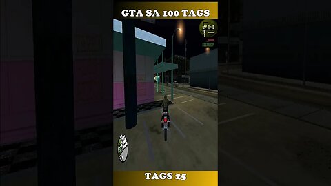 GTA SAN ANDREAS 100 TAGS TAG 025 #shorts #semedissaum #gta