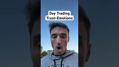 Trust your Day Trading Setups Not Emotions #daytrading #forextrading #futurestrading #forex