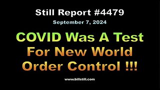 COVID Was A Test for New World Order Control, 4479