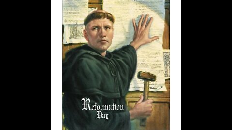 31 October Reformation Day Message Saved By Grace Alone