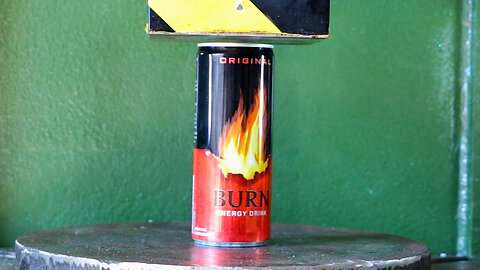 Energy Drinks Vs Hydrualic Press