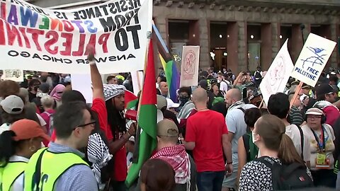 Pro-Palestinian Protests Erupt Outside DNC Convention in Chicago Amid Heightened Security