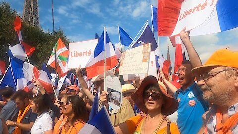 Je ne veux pas être spectateur | Manifs anti-pass à Paris, 4 septembre 2021