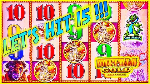 WE GOT ALL 3 SUNSETS IN THE BONUS! BIG WIN! Buffalo Gold Quest For 15 Gold Heads!