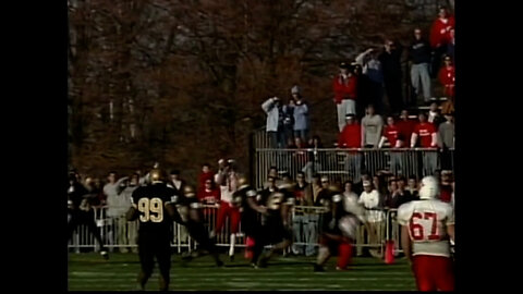 November 10, 2001 - 'Monon Bell Memory' : DePauw vs. Wabash (Original Version - The Finish)