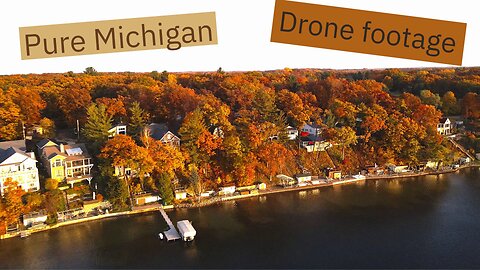 Autumn Colors in Michigan captured by a DJI Drone.