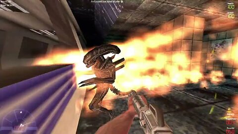 AVP 2000's flamethrowers are crap against xenomorphs!