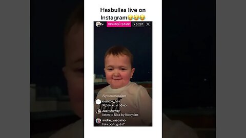 Hasbulla CRAZY Instagram LIVE 🤣 #shorts #hasbulla #lol #viral