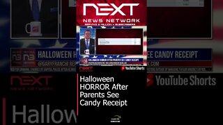 Halloween HORROR After Parents See Candy Receipt #shorts