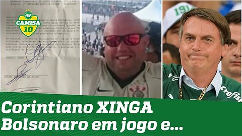 Torcedor do Corinthians XINGA Bolsonaro no derby e... OLHA o que aconteceu!