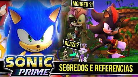 Sonic Prime - TODOS os Segredos e Referencias | Rk Play