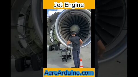 Watch How to Stop A Rotating #Jet Engine By Hand #Aviation #Flying #AeroArduino