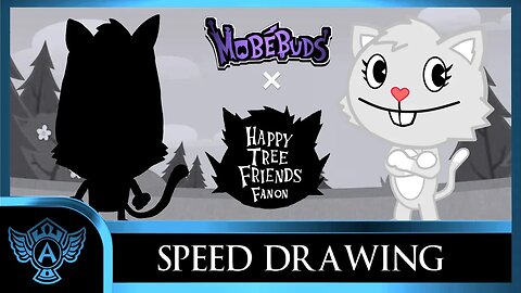 Speed Drawing: Happy Tree Friends Fanon - Thirsty | Mobebuds Style