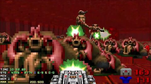 Doom 2 Ruby UV with 124% in 36:09 (It's my birthday)