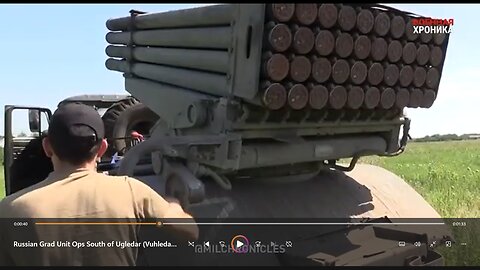 Russian Grad Unit Ops South of Ugledar (Vuhledar) - Ukraine War Combat Footage 2022