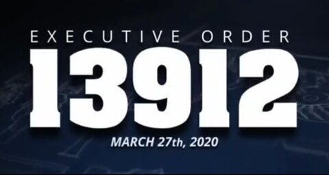 EXECUTIVE ORDER 13912 - Everyone in the system has made their CHOICE - NCSWIC